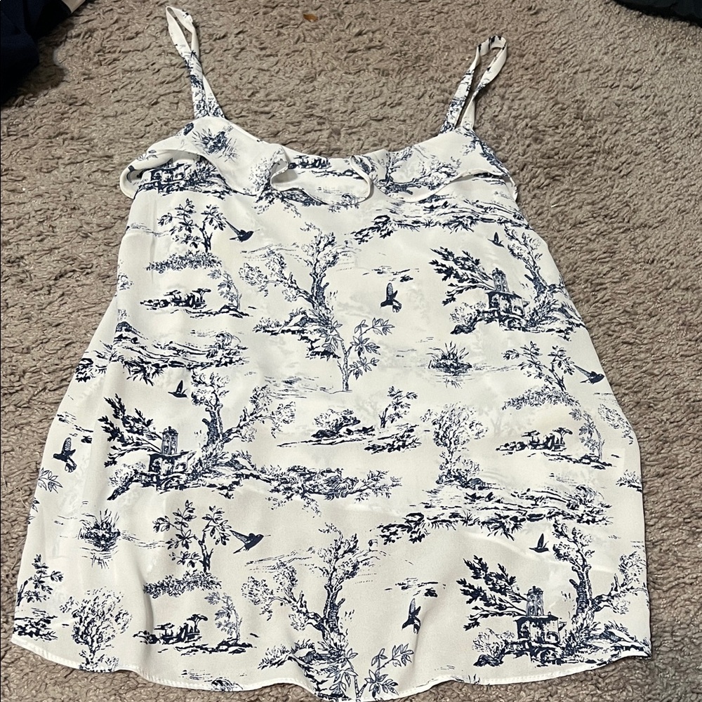 Chelsea & Theodore Navy and White Camisole